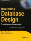 Image for Beginning Database Design: From Novice to Professional