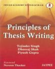 Image for Principles of Thesis Writing