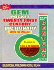 Image for Gem Pocket Twenty First Century Dictionary : Urdu into English