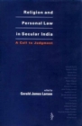 Image for Religion and Personal Law in Secular India : A Call to Judgement