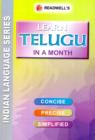 Image for Learn Telugu in a Month : Easy Method of Learning Telugu Through English without a Teacher