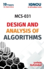 Image for MCS-031 Design And Analysis Of Algorithm