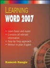 Image for Learning Ms Word 2007