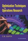 Image for Optimization Techniques in Operation Research