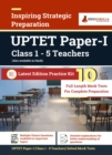 Image for Uptet Paper 1 2021 Exam 10 Full-Length Mock Tests (Solved) Latest Edition U