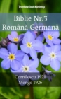 Image for Biblie Nr.3 Romana Germana: Cornilescu 1921 - Menge 1926.