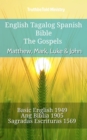 Image for English Tagalog Spanish Bible - The Gospels - Matthew, Mark, Luke &amp; John: Basic English 1949 - Ang Biblia 1905 - Sagradas Escrituras 1569