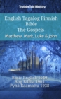 Image for English Tagalog Finnish Bible - The Gospels - Matthew, Mark, Luke &amp; John: Basic English 1949 - Ang Biblia 1905 - Pyha Raamattu 1938