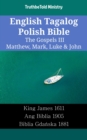 Image for English Tagalog Polish Bible - The Gospels III - Matthew, Mark, Luke &amp; John: King James 1611 - Ang Biblia 1905 - Biblia Gdanska 1881