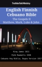 Image for English Finnish Cebuano Bible - The Gospels II - Matthew, Mark, Luke &amp; John: King James 1611 - Pyha Raamattu 1938 - Cebuano Ang Biblia, Bugna Version 1917