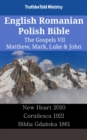 Image for English Romanian Polish Bible - The Gospels VII - Matthew, Mark, Luke &amp; John: New Heart 2010 - Cornilescu 1921 - Biblia Gdanska 1881