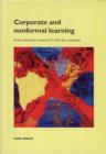 Image for Corporate and nonformal learning  : adult education research in Nordic countries