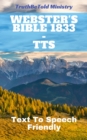 Image for Webster&#39;s Bible 1833 - TTS: Text To Speech Friendly.