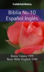 Image for Biblia No.10 Espanol Ingles: Reina Valera 1909 - Basic Bible English 1949.