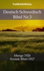 Image for Deutsch Schwedisch Bibel Nr.3: Menge 1926 - Svensk Bibel 1917.