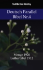 Image for Deutsch Parallel Bibel Nr.4: Menge 1926 - Lutherbibel 1912.