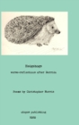 Image for Hedgehogs : verse reflections after Derrida
