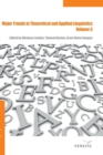 Image for Major Trends in Theoretical and Applied Linguistics 3