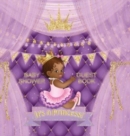 Image for Baby Shower Guest Book : It&#39;s a Princess! Cute Little Princess Royal Black Girl Gold Crown Ribbon With Letters Purple Pillow Theme Hardback