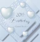 Image for 20th Birthday Guest Book : Keepsake Gift for Men and Women Turning 20 - Hardback with Funny Ice Sheet-Frozen Cover Themed Decorations &amp; Supplies, Personalized Wishes, Sign-in, Gift Log, Photo Pages