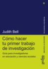 Image for Como Hacer Tu Primer Trabajo De Investigacion
