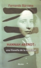 Image for Hannah Arendt: Una filosofia de la natalidad