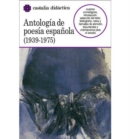 Image for Antologia de poesia espanola (1939-1975)