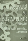 Image for Curso de puesta a punto en espaänol: Libro del profesor