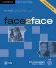 Image for Face2face for Spanish Speakers Pre-intermediate Teacher&#39;s Book with DVD-ROM