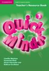 Image for Quick Minds Level 3 Teacher&#39;s Resource Book Spanish Edition