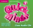 Image for Quick Minds Level 3 Class Audio CDs (4) Spanish Edition