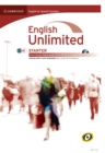 Image for English Unlimited for Spanish Speakers Starter Self-study Pack (workbook with DVD-ROM and Audio CD)