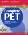 Image for Complete PET for Spanish Speakers Workbook with Answers with Audio CD