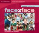 Image for Face2face for Spanish Speakers Elementary Class Audio Cds (4)