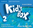 Image for Kid&#39;s Box for Spanish Speakers Level 2 Class Audio CDs (4)