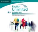 Image for English Unlimited for Spanish Speakers Elementary Class Audio CDs (3)