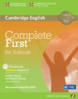 Image for Complete First for Schools for Spanish Speakers Workbook Without Answers with Audio CD