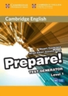 Image for Cambridge English Prepare! Test Generator Level 1 CD-ROM