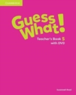 Image for Guess What! Level 5 Teacher&#39;s Book with DVD Video Spanish Edition