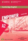 Image for Cambridge English empower for spanish speakersA2,: Teacher&#39;s book : A2