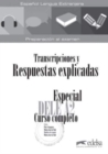 Image for Especial DELE A2 Curso completo - Transcripciones y Respuestas (libro)