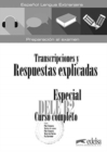 Image for Especial DELE B2 Curso completo - Transcripciones y Respuestas (sin CD)