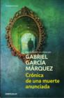 Crâonica de una muerte anunciada by Garcia Marquez, Gabriel cover image