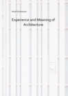 Image for Experience and meaning of architecture