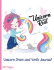 Image for Unicorn Draw and Write Paper for Kids : Grades K-2 Primary Composition Half Page Lined Paper with Drawing Space (8.5 x 11 Notebook), Learn To Write and Draw Journal (Journals for Kids)