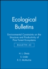 Image for Ecological Bulletins, Environmental Constraints on the Structure and Productivity of Pine Forest Ecosystems
