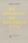 Image for An Argument on Rhetorical Style