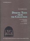 Image for Demotic Texts from the Collection