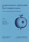 Image for Computational Approaches to Text Understanding : Steen Jansen, Lykke Friis, Henrik Prebensen &amp; Torben Thrane (eds)