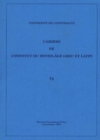 Image for Cahiers de l&#39;Institut du Moyen-Age Grec et Latin